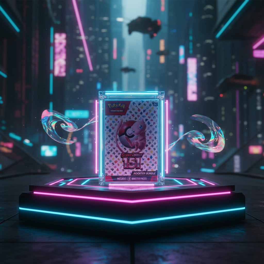 Acrylic display cases for ETBs, Booster Boxes and more