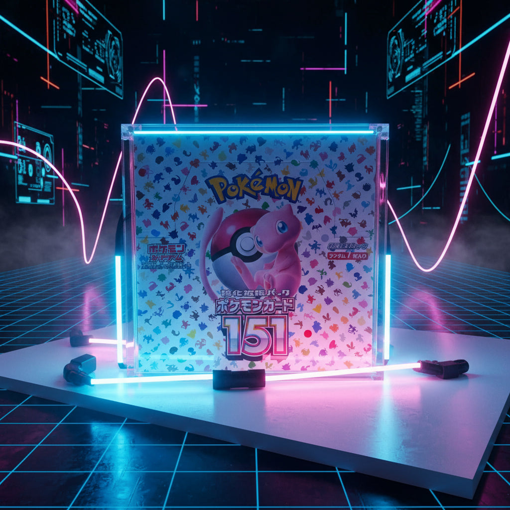 Acrylic display cases for ETBs, Booster Boxes and more